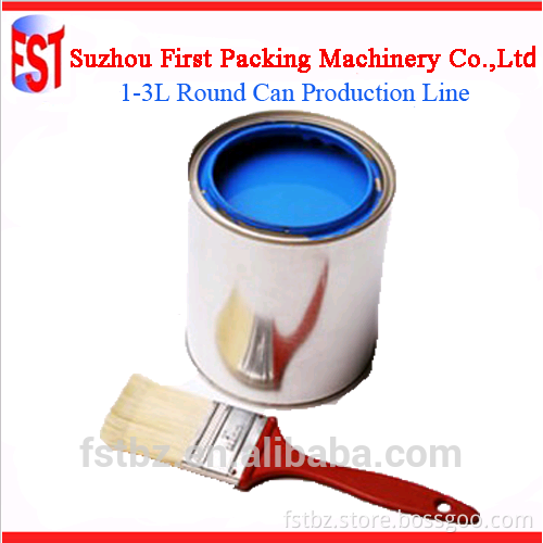 semi automatic conical paint can making equipment